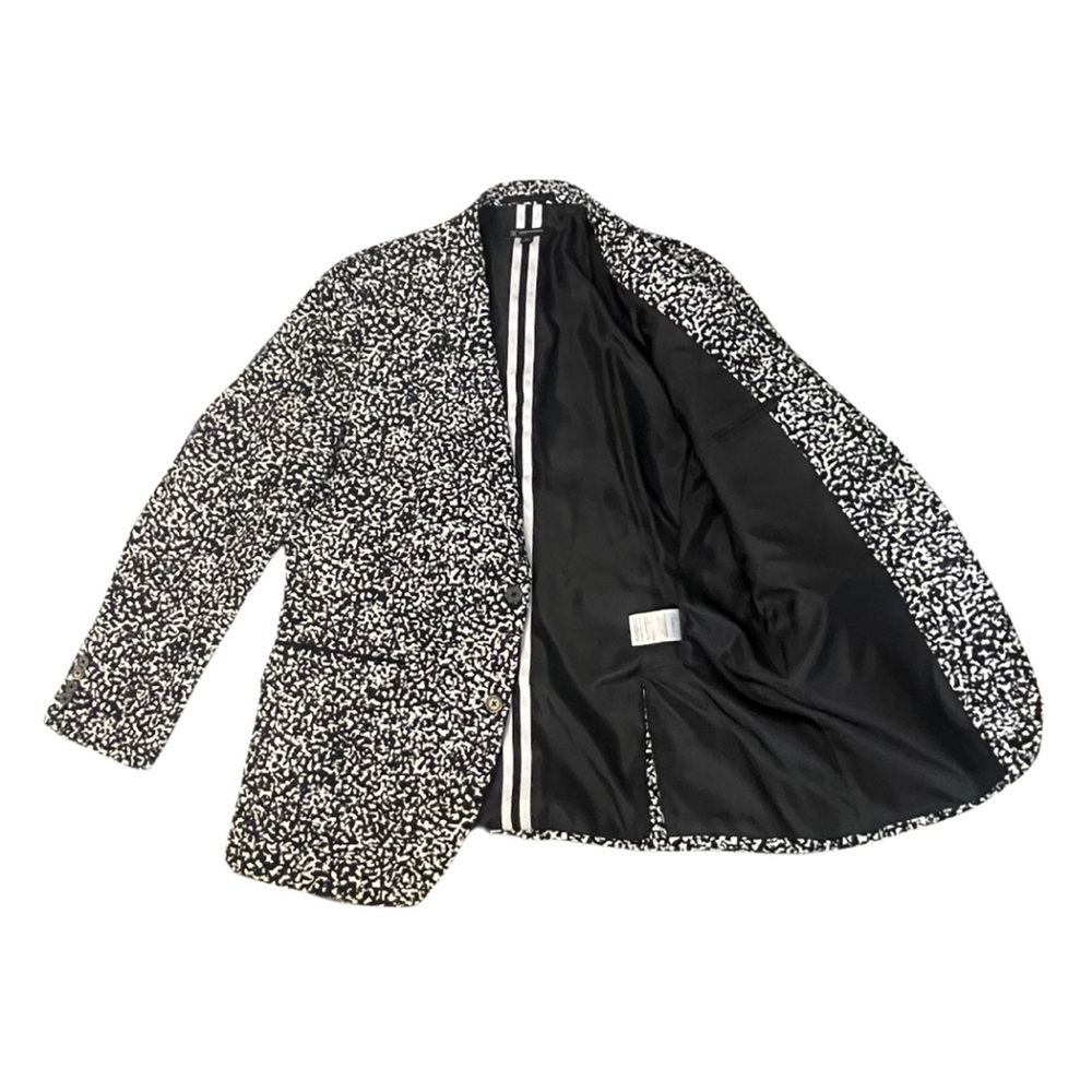 INC Men’s Morse Black and White Two Button Blazer Jacket - Size XL